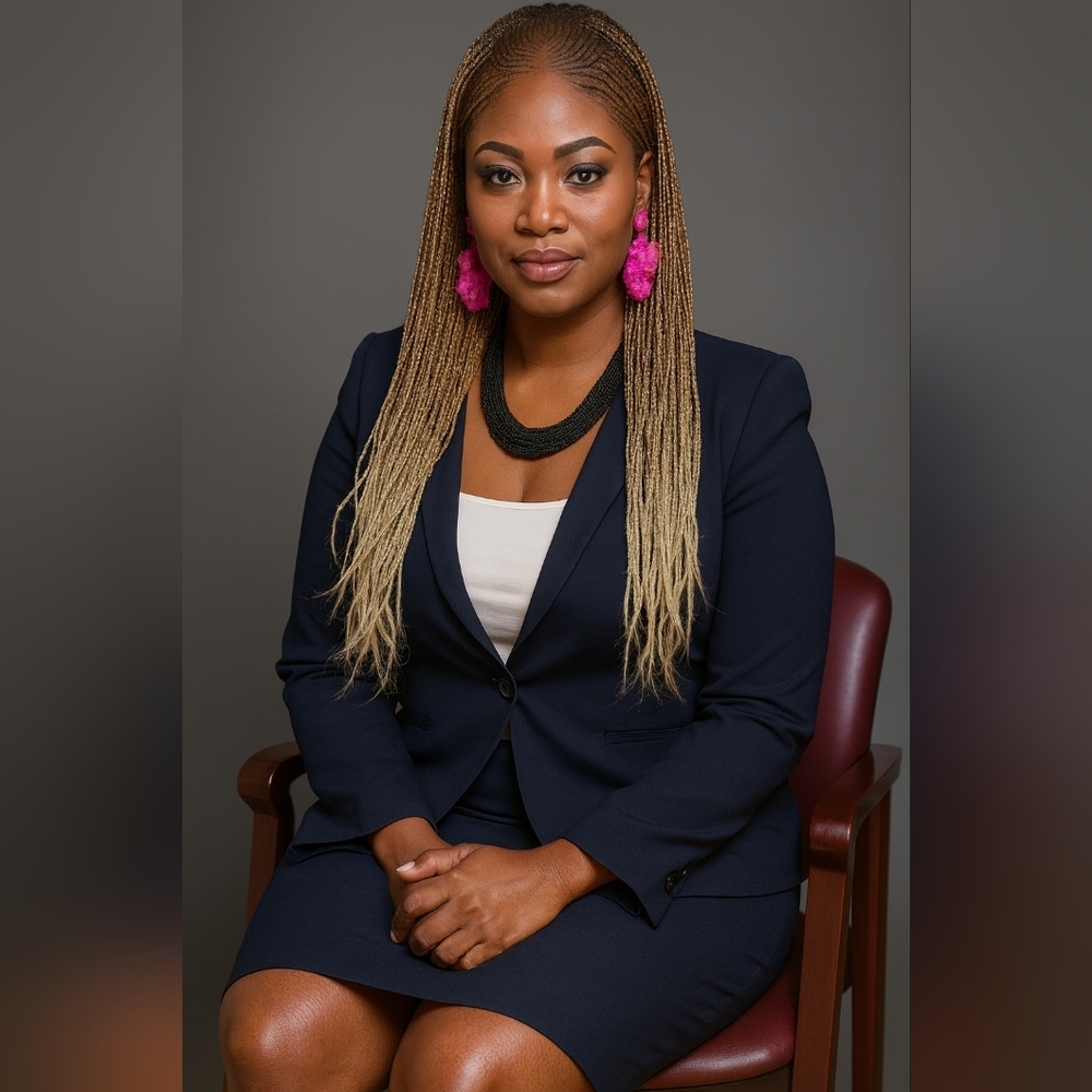 Ombre Blonde Braided Lace Closure Wig - Handmade